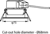 Philips Ledinaire indbygget LED spot 6W 2700K 500 lumen 36° dæmpbar Hvid IP20