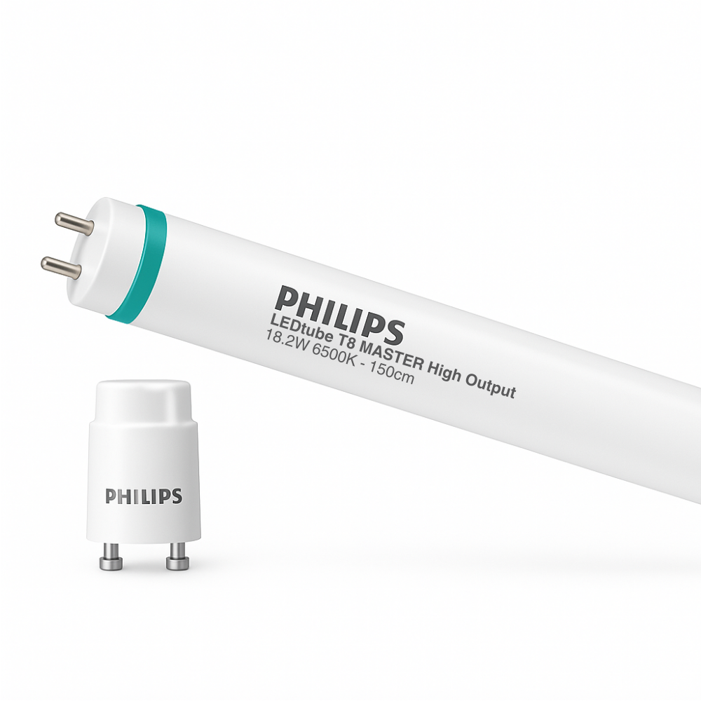 Philips MAS LEDtube 1500mm HO 18.2W T8 6500K Koldt dagslys 3100 lumen G13 ROT 220-240V CRI 80