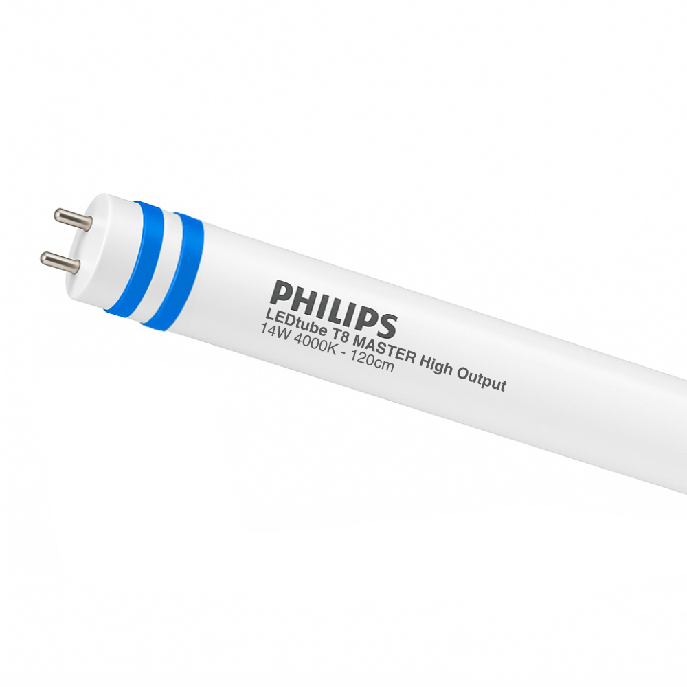 Philips MAS LEDtube HF 1200mm HO T8 14W 4000K Køligt Hvid 2100 lumen G13 Mat CE RoHS
