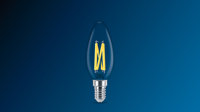 Philips MAS LEDLusterDT E27 P45 3.5W dæmpbar varm glød pære