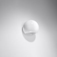 Sollux Lighting LED-lampe 50W aluminiums globe, IP20, 220-240V, 4000K, mat-guld finish
