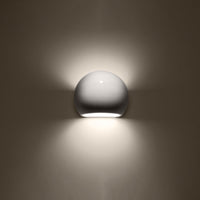 Sollux Lighting LED-lampe 50W aluminiums globe, IP20, 220-240V, 4000K, mat-guld finish