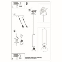 Sollux Lighting LED lamp, IP20, 220-240V, CRI 80-89, 4000K matte gold brass