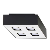 Sollux Lighting plafondspot mono 4 zwart LED lamp 50W 220-240V 80 CRI