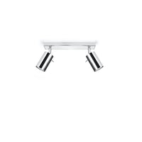 Sollux Lighting LED plafondspot chrome RING with 2 GU10 sockets, 50W, IP20