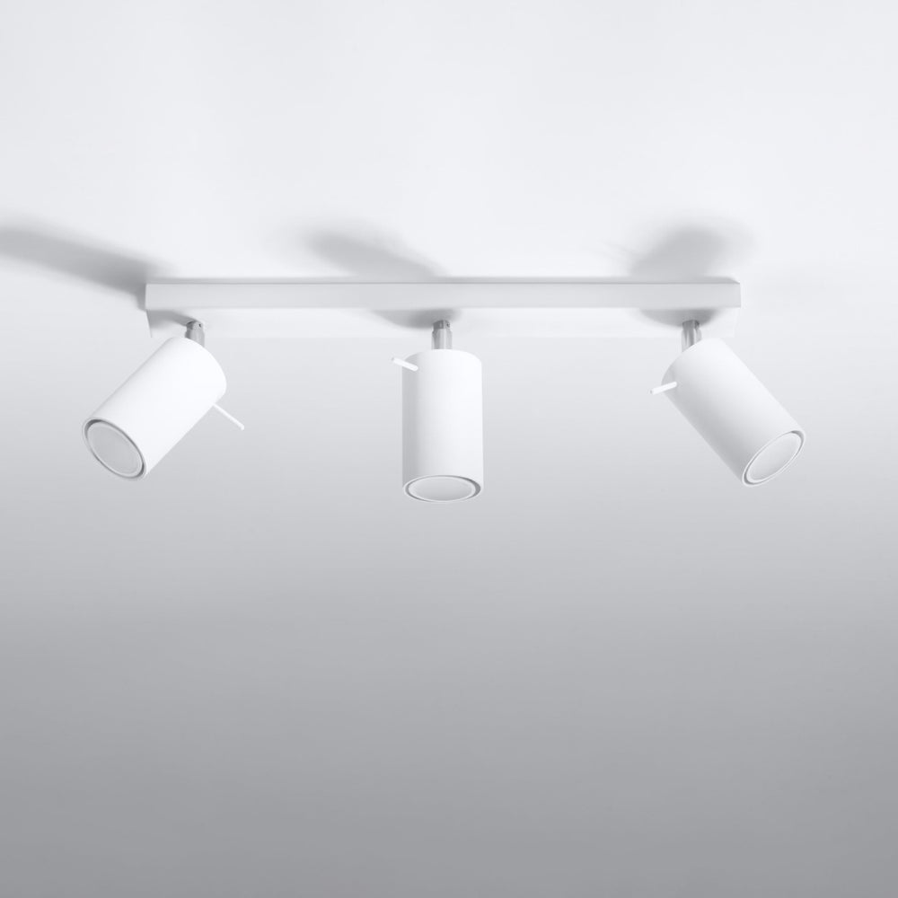 Sollux Lighting LED plafondspot white RING with 3 x GU10 fitting