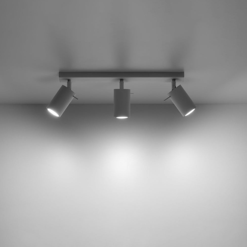 Sollux Lighting LED plafondspot white RING with 3 x GU10 fitting