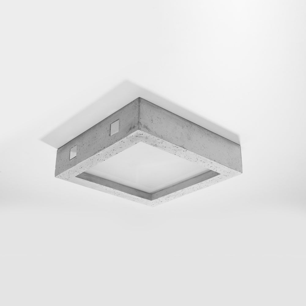 Sollux Lighting plafondspot RIZA beton LED lamp 3000K 1521 lumen