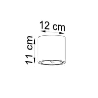 Sollux Lighting plafondspot tsong LED lamp 50W 220-240V IP20 aluminium
