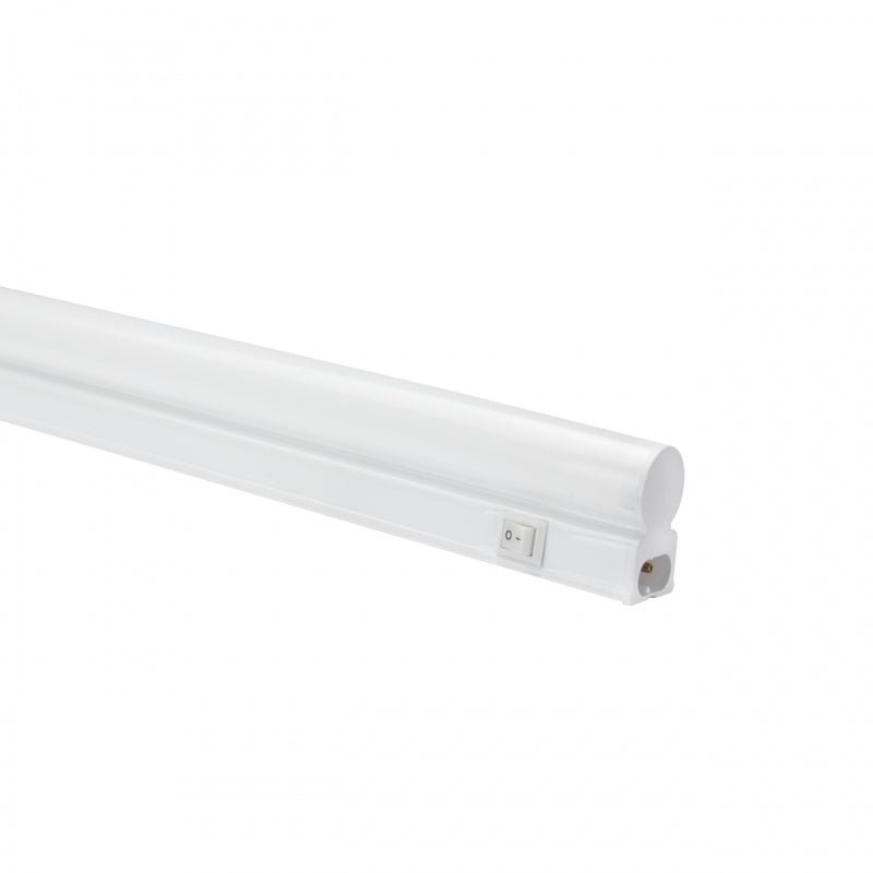 Spectrum skabsbelysning T5 300mm 4W 3000K, IP20 hvid, 120° vinkel, 480 lumen, intern montering