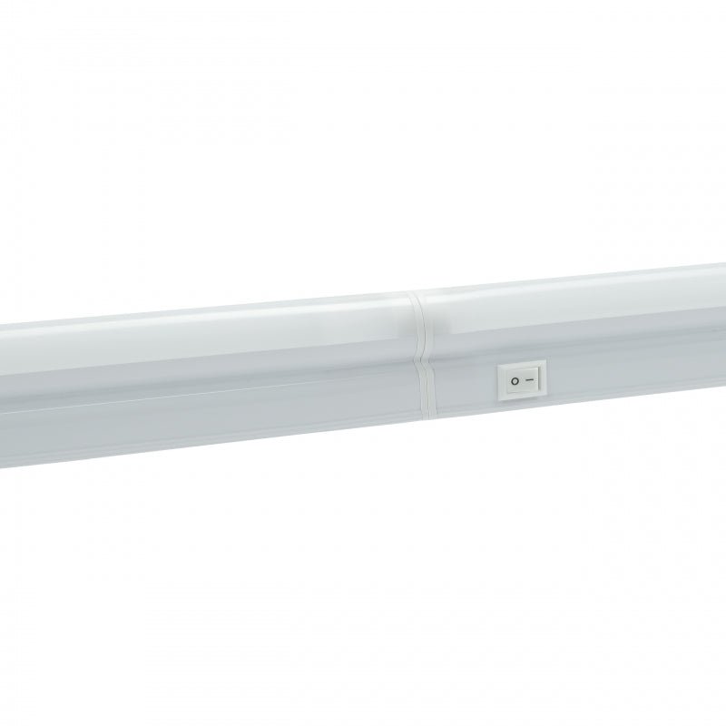 Spectrum skabsbelysning T5 300mm 4W 3000K, IP20 hvid, 120° vinkel, 480 lumen, intern montering