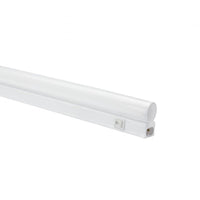 Spectrum T5 LED skabskontakt 600mm 7W 4000K NW IP20 hvid, 120° strålevinkel, 840 lumen, tænd/sluk kontakt