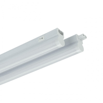 Spectrum skabskontakt T5 LED 600mm 7W koldt hvidt 6000K, 120° lumen, IP20, 230V, ideel til indendørsskaber, 2 års garanti