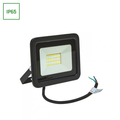 Spectrum NOCTIS LUX 2 LED projektør 30W 230V 6000K IP65 2770 lumen Sort hus udendørs belysning