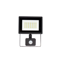 Spectrum NOCTIS LUX 3 LED floodlight 30W 6000K 230V IP44 Black with PIR sensor for outdoor lighting