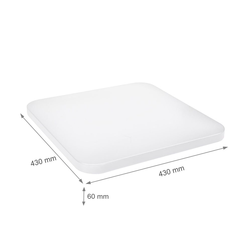 Spectrum NYMPHEA 2 LED loftlampe 36W 6000K 230V IP20 IK10 Hvid 2600 lumen 430mm