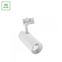Spectrum Andromeda COB LED 25W varm hvid 3000K, 3-faset skinnespot, 36-60° justerbar, 320 lumen, IP20 indendørs