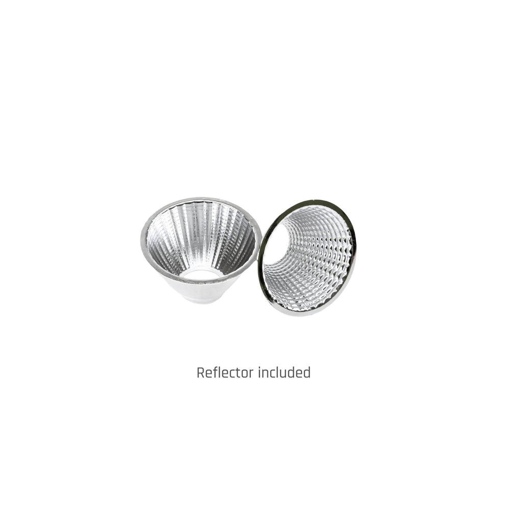 Spectrum Andromeda COB LED 25W varm hvid 3000K, 3-faset skinnespot, 36-60° justerbar, 320 lumen, IP20 indendørs