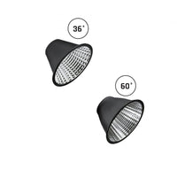 Spectrum Andromeda LED indbygningsspot sort, 3000 lumen, 3000K, IP20, CRI >90, 36°/60° strålevinkel, 15-27W justerbar