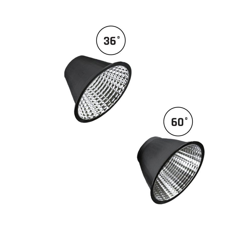 Spectrum Andromeda LED indbygningsspot sort, 3000 lumen, 3000K, IP20, CRI &gt;90, 36°/60° strålevinkel, 15-27W justerbar