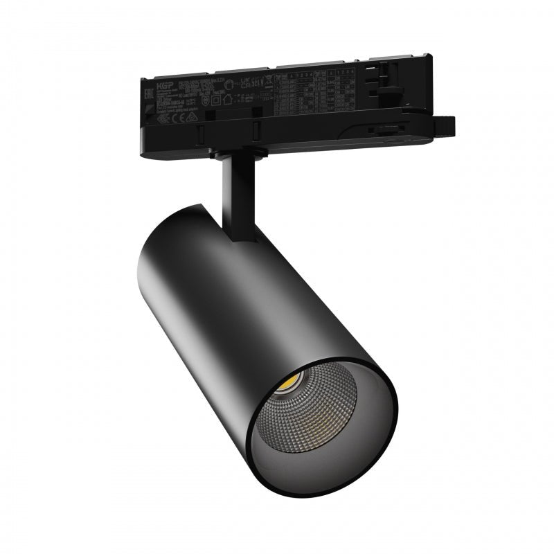 Spectrum Andromeda LED indbygningsspot sort, 3000 lumen, 3000K, IP20, CRI &gt;90, 36°/60° strålevinkel, 15-27W justerbar