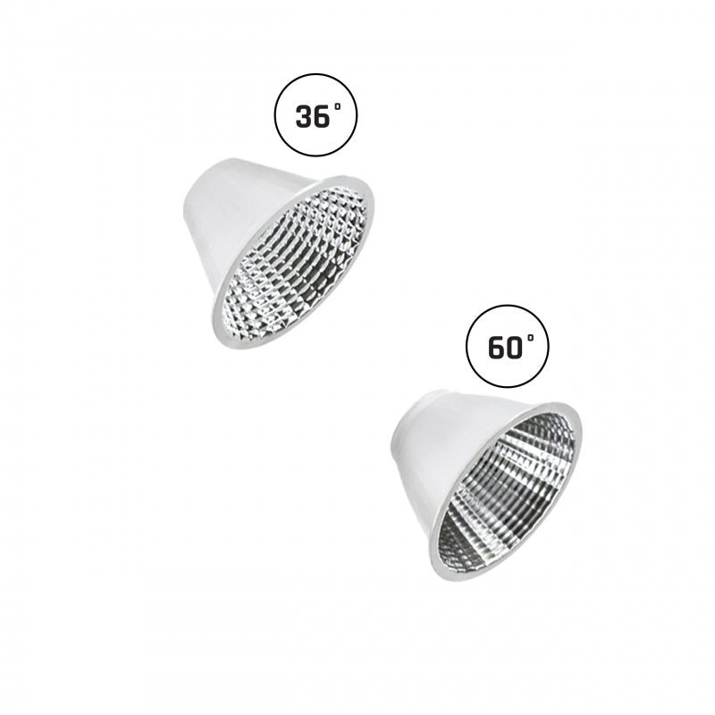 Spectrum Andromeda LED ra>90 3000 lumens 3000K 15-27W warm white IP20 white design 36-60 degrees beam angle 2-year warranty