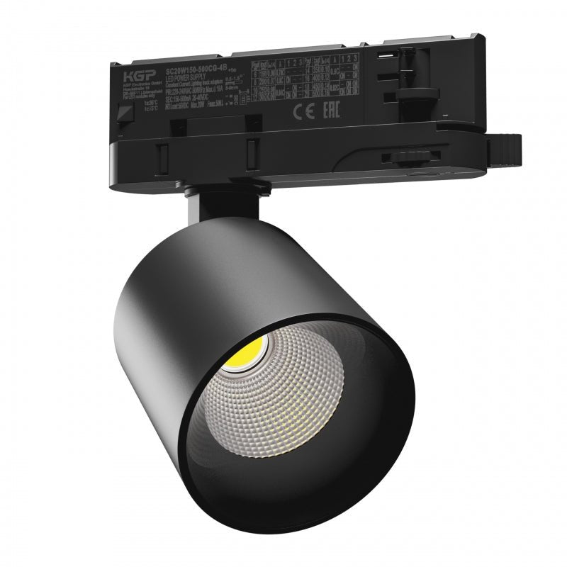 Spectrum Artemida mini LED spot 6,5-20W 4000K sort med CRI &gt;90 og justerbar vinkel 36-60º IP20 til indendørs brug