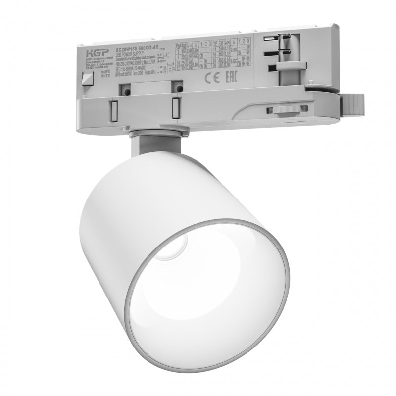 Spectrum Artemida mini LED spotlight 20W 230V natural white 4000K CRI&gt;90 lumen IP20 white 36/60 degrees 2-year warranty