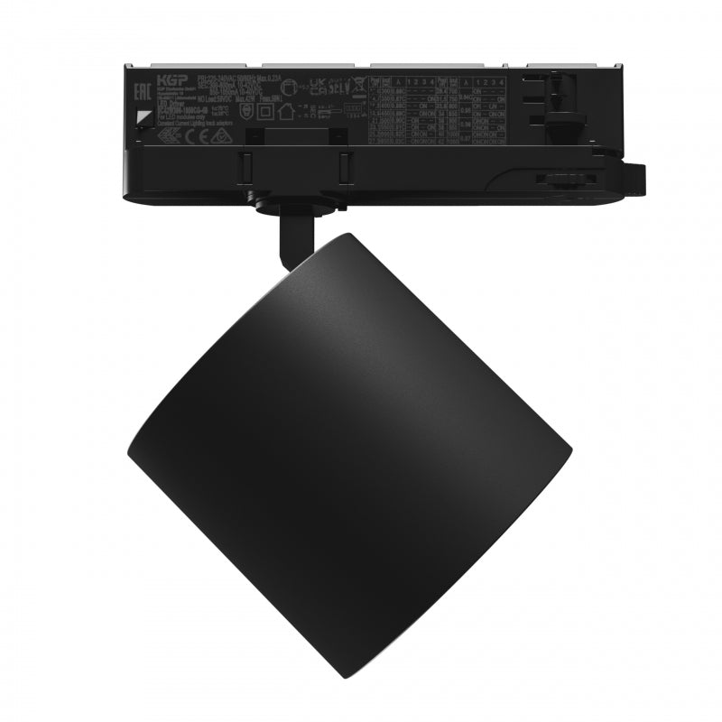 Spectrum Artemida Maxi LED black, 4000K, 4500 lumens, CRI >90, 42W, adjustable power, IP20, 3-phase rail mount