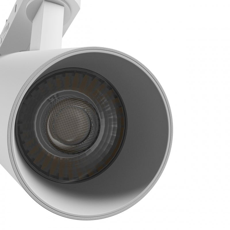 Andromeda prime 3F skinnelys hvid, 16W, 230V, IP20, 6000K, 25 grader, 1200 lumen, 1-fase monteringssæt