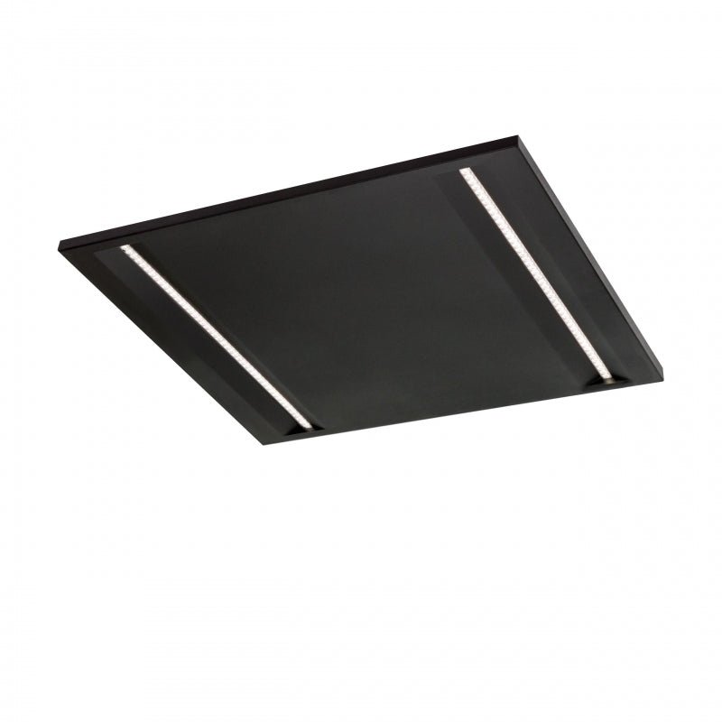 Spectrum Algine Line LED loftpanel sort 600x600mm 44W 4000K 5700 lumen IP20 ikke dæmpbar