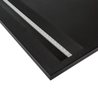 Spectrum Algine Line LED loftpanel sort 600x600mm 44W 4000K 5700 lumen IP20 ikke dæmpbar