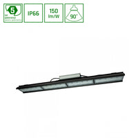 Spectrum Halls Line LED hængelampe 200W sort, 4000K, 30000 lumen, dæmpbar, IP66, 90° vinkel, industriel belysning