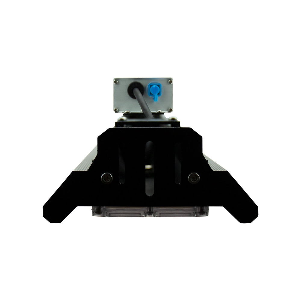Spectrum Halls Line LED hængelampe 200W sort, 4000K, 30000 lumen, dæmpbar, IP66, 90° vinkel, industriel belysning