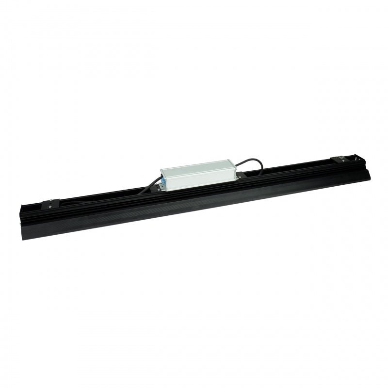 Spectrum Halls Line LED hængelampe 200W sort, 4000K, 30000 lumen, dæmpbar, IP66, 90° vinkel, industriel belysning