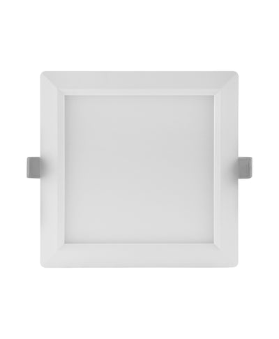 Slank LED Downlight SQ210 18W 1530 lumen 3000K Varm hvid, 120° kvadratisk design til moderne lofter