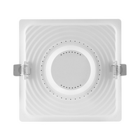 Slank firkantet LED Downlight 18W 1530 lumen 4000K Kølig Hvid 120D til lofter