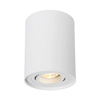 Spectrum CHLOE GU10 hvid justerbar spotlight til indendørs brug, IP20 aluminium, 250V, overflademontering, 17000 timers levetid