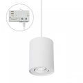 Spectrum CHLOE GU10 hvid 3-faset skinne, justerbar, IP20 aluminiumhus 250V, til indendørs brug 93x124 mm