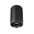 Spectrum Chloe black GU10 spot, adjustable round surface fixture IP20 for indoor lighting