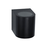 Spectrum LED GU10 væglampe Sort IP54 250V polycarbonat hus 95x80x73mm til indendørs og udendørs brug