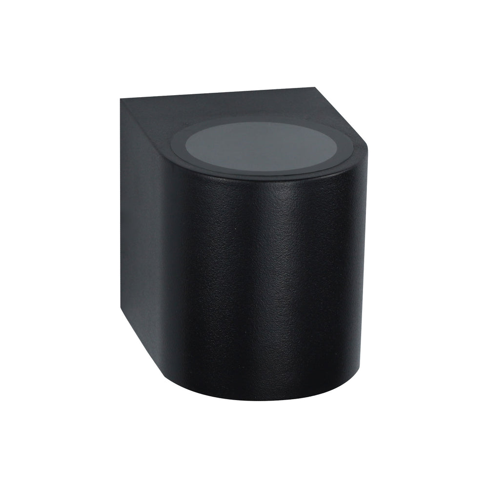 Spectrum LED GU10 væglampe Sort IP54 250V polycarbonat hus 95x80x73mm til indendørs og udendørs brug
