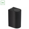 Spectrum LED GU10 Væglampe Sort, 2x6W, 250V, IP54 Udendørs Indendørs Tovejs 150x73x95mm