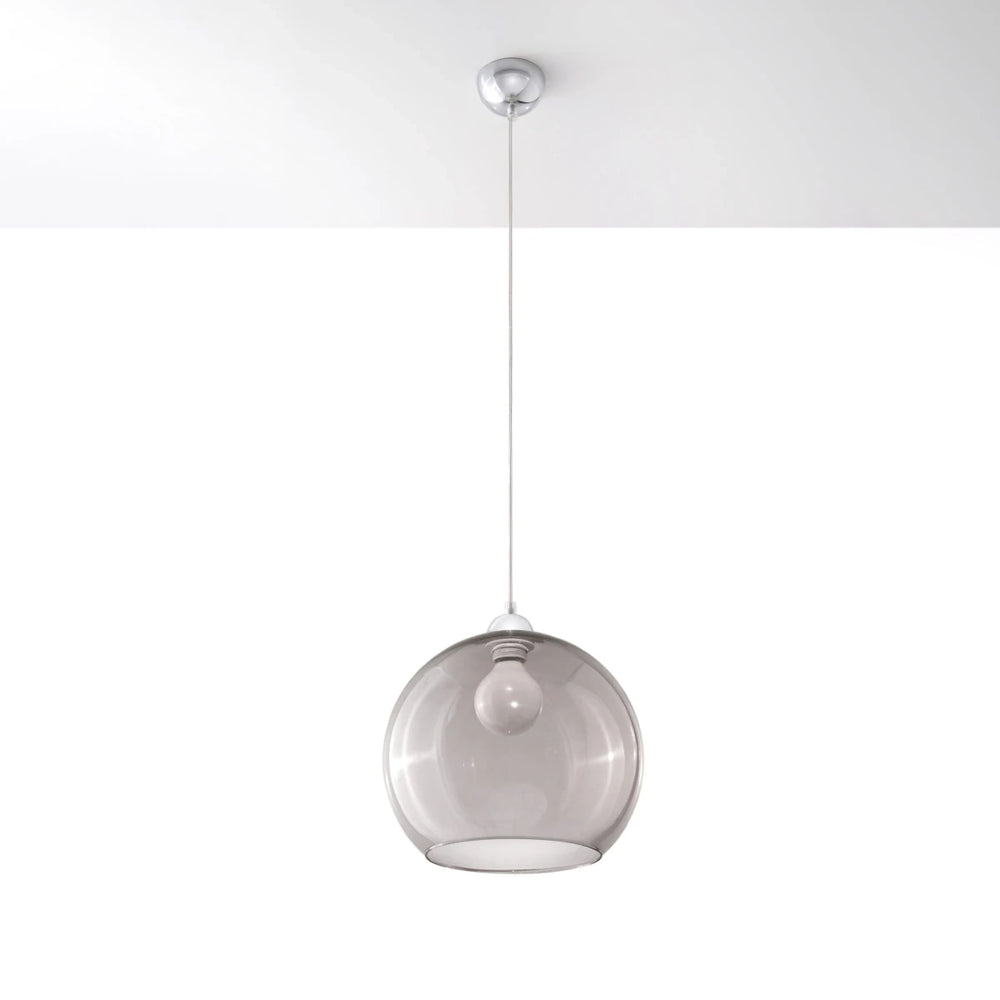 Sollux Lighting BALL hængelampe, Grafit finish, LED kompatibel, 220-240V, IP20, Aluminium og Stål
