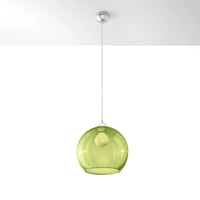 Sollux Lighting BALL hængelampe LED kompatibel, 220-240V, IP20, Mat Guld Messing, Aluminium Stål, 50W maks