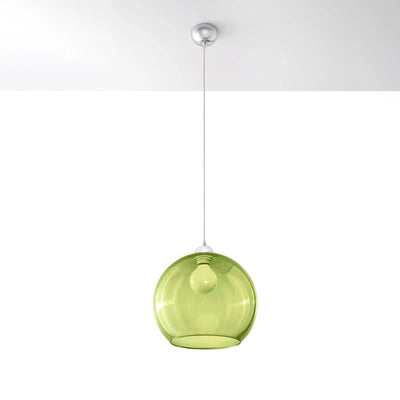 Sollux Lighting BALL hængelampe LED kompatibel, 220-240V, IP20, Mat Guld Messing, Aluminium Stål, 50W maks