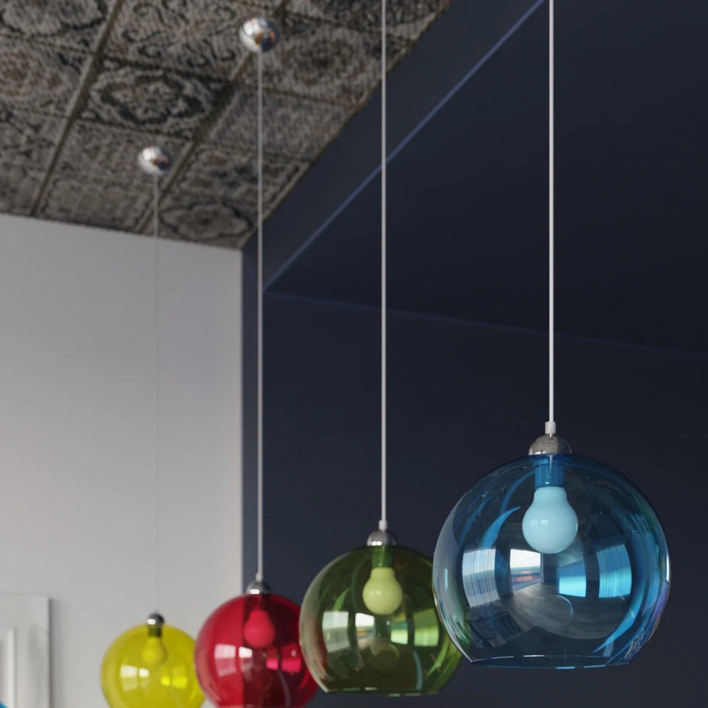 Sollux Lighting BALL hængelampe, LED kompatibel, IP20, 220-240V, Mat guld messing finish, CE RoHS