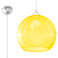 Sollux Lighting BALL hængelampe, LED kompatibel, IP20, 220-240V, Mat guld messing finish, CE RoHS