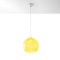 Sollux Lighting BALL hængelampe, LED kompatibel, IP20, 220-240V, Mat guld messing finish, CE RoHS