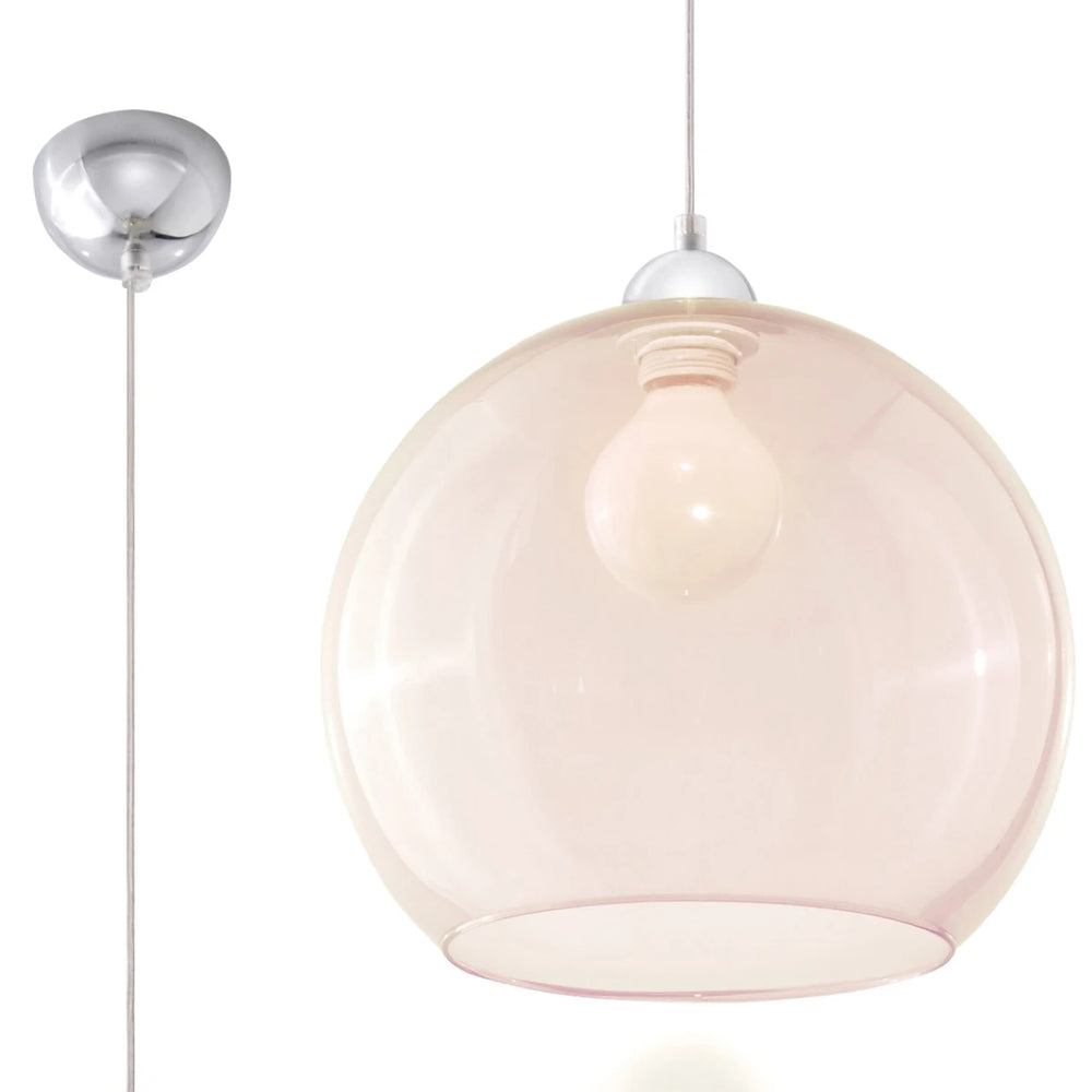 Sollux Lighting BALL LED pendellampe, 220-240V, IP20, maks. 50W, Mat Guld Champagne finish, CE RoHS